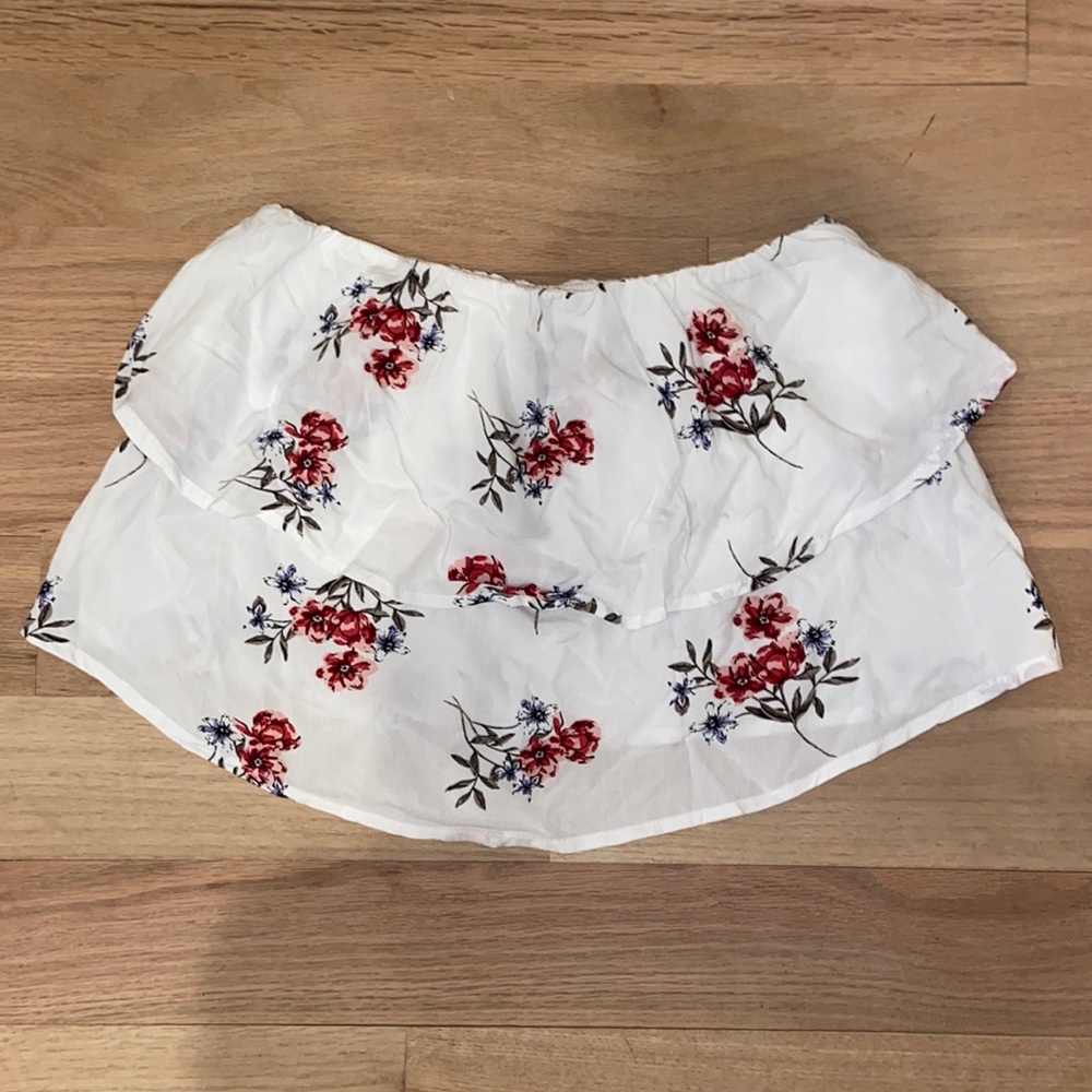 Garage floral tube top